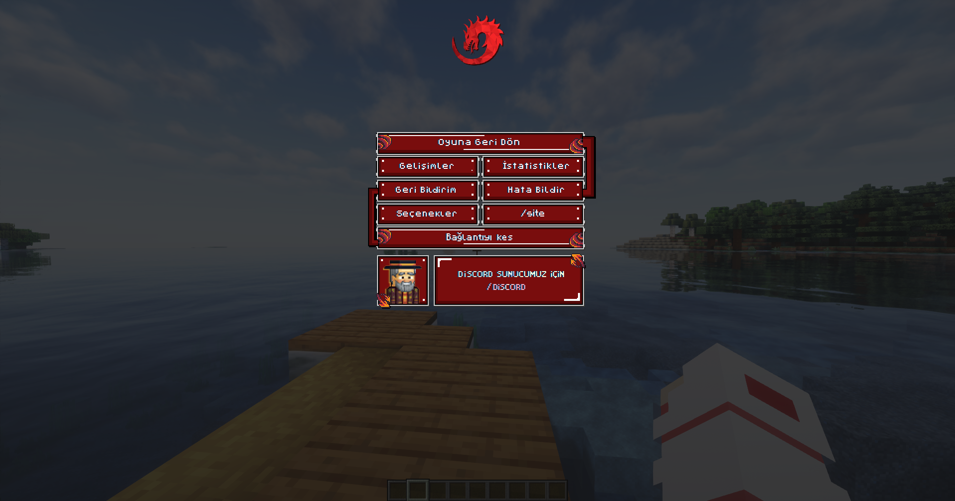 Red ESC Menu